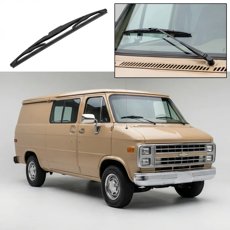 Passenger Side Wiper Blade for Chevrolet G20 Van (1967 - 1974) - 1